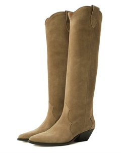 Замшевые казаки Denvee Isabel marant