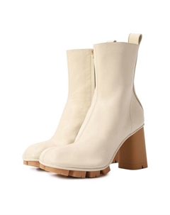 Кожаные ботильоны Shore Bottega veneta