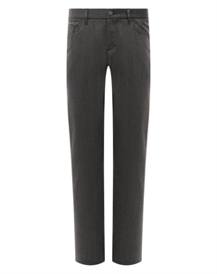 Брюки из шерсти и хлопка Zilli