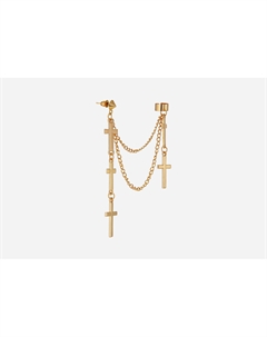 Серьга Кресты у дороги 1 шт Nothing but love