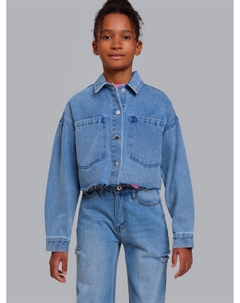 Куртка текстильная джинсовая для девочек Playtoday tween