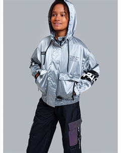 Куртка текстильная с полиуретановым покрытием для девочек (ветровка) Playtoday tween