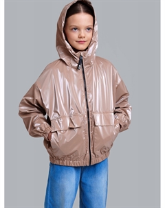 Куртка текстильная с полиуретановым покрытием для девочек (ветровка) Playtoday tween