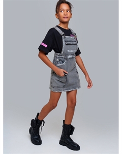 Сарафан текстильный джинсовый для девочек Playtoday tween