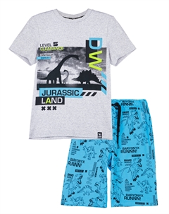 Комплект трикотажный для мальчиков: фуфайка (футболка), шорты Playtoday tween