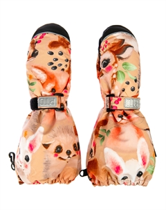 Варежки текстильные для девочек Playtoday kids