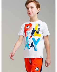 Фуфайка трикотажная для мальчиков (футболка) Playtoday tween