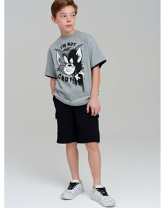 Фуфайка трикотажная для мальчиков (футболка) Playtoday tween