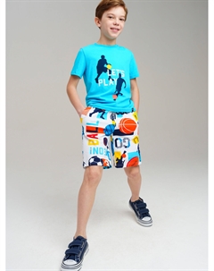 Комплект трикотажный для мальчиков: фуфайка (футболка), шорты Playtoday tween