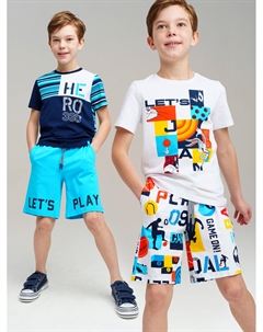 Шорты трикотажные для мальчиков, 2 шт в комплекте Playtoday tween
