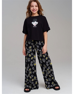 Брюки текстильные для девочек Playtoday tween