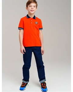 Джемпер трикотажный с воротником поло для мальчиков Playtoday tween