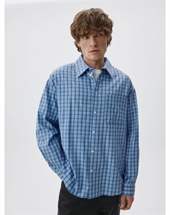 Рубашка в клетку из хлопка Sela