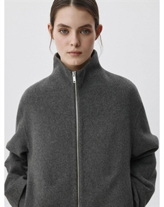 Короткое шерстяное полупальто Sela