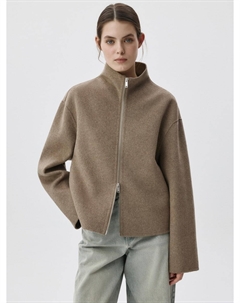 Короткое шерстяное полупальто Sela