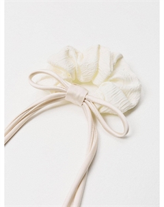 Текстильная резинка для волос с бантиком Sela
