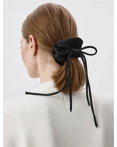 Текстильная резинка для волос с бантиком Sela