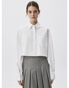 Укороченная белая рубашка Sela