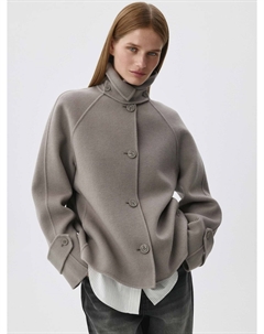 Шерстяное пальто с содержанием кашемира премиум качества Sela