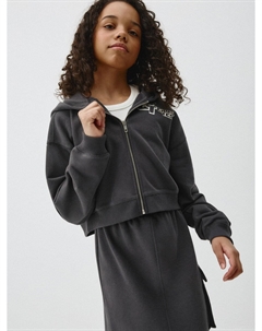 Укороченная толстовка на молнии для девочек Sela