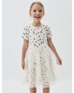 Платье с юбкой из сетки для девочек Sela