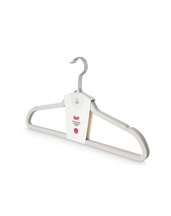 Набор вешалок для одежды Velvet, бежевый Hoff