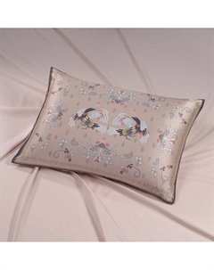 Наволочка Сказки. Мезенская роспись в пудровом, сатин Mollen