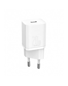 Сетевое зарядное устройство Baseus Super Si 20W EU White (TZCCSUP-B02)