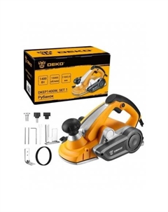 Рубанок DKEP1400W SET1, 1400 Вт, 110 мм Деко