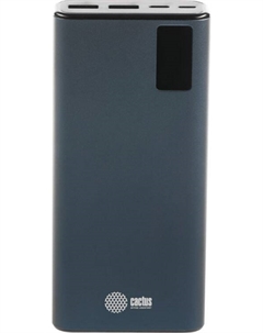 Аккумулятор внешний портативный Cactus CS-PBFSYT-20000 20000mAh 3A 2xUSB синий