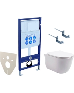 Комплект унитаза с инсталляцией Set Классик-KKI с сиденьем Микролифт Aquatek