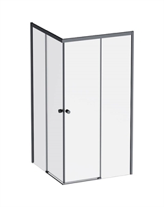 Душевой уголок X-Joy 100х100 W94G-403-100100-BТ1К профиль Черный матовый стекло прозрачное Am.pm.
