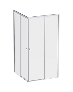 Душевой уголок X-Joy 100х100 W94G-403-100100-MТ1К профиль Хром матовый стекло прозрачное Am.pm.