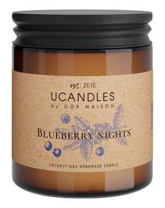 Ароматическая свеча Blueberry Nights Chez Maman 190г Ucandles
