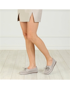 Бежевые мокасины из кожи Respect