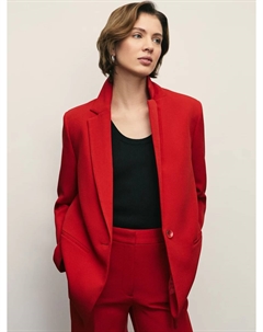 Однобортный жакет прямого кроя Zarina