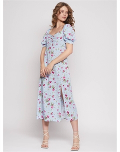 Платье из вискозы в длине миди с разрезом Zolla