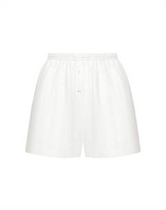 Шорты домашние из ажурного трикотажа Belle you