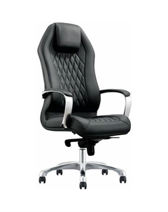 Кресло EX-705, на колесиках, эко.кожа, черный Brabix