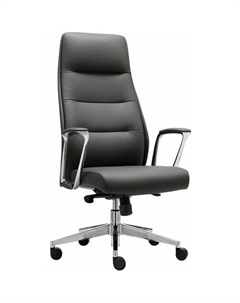 Кресло EX-752, на колесиках, эко.кожа, черный Brabix