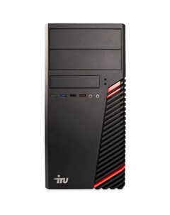 Компьютер iRU Corp 513, Intel Core i3 10100, DDR4 8ГБ, 512ГБ(SSD), Intel UHD Graphics 630, FreeDOS, черный Iru