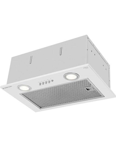 Встраиваемая вытяжка Power INBOX45WH, управление кнопочное, белый Meferi