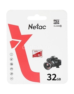 Карта памяти microSDHC UHS-I U1 P500 Eco 32 ГБ, 80 МБ/с, Class 10, NT02P500ECO-032G-S, 1 шт., без адаптера Netac