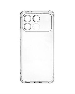 Чехол (клип-кейс) CC02, для Xiaomi Poco F6 Pro, противоударный, прозрачный Péro