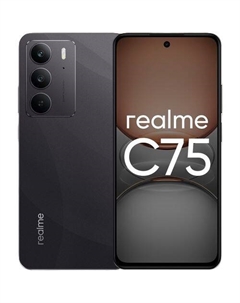 6.72" Смартфон REALME C75 8/256Gb, RMX3941, NFC, IPS, 90Гц, 5828мAч, черный Realme