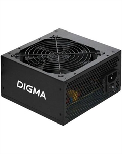 Блок питания DPSU-500W-WH, 500Вт, 80 PLUS WHITE, 120мм, черный, retail Digma