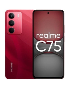 6.72" Смартфон REALME C75 8/128Gb, RMX3941, NFC, IPS, 90Гц, 5828мAч, красный Realme