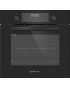 Духовой шкаф MEFERI Power MEO604BK, черный/нержавеющая сталь Meferi