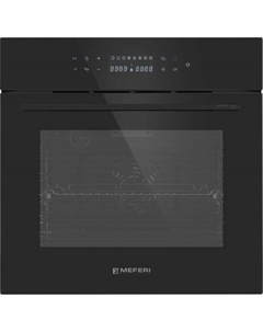 Духовой шкаф MEFERI Ultra MEO6010BK, черный/нержавеющая сталь Meferi