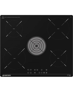 Индукционная варочная панель MEFERI Power XSMART60BK, индукционные, независимая, черный Meferi